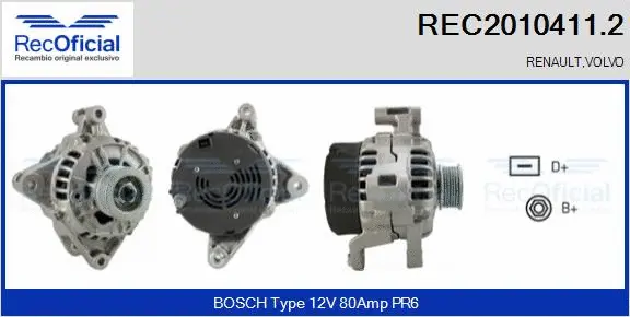 Alternator (REC2010411.2)