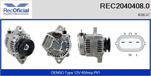Alternator (REC2040408.0)