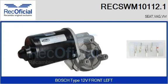 Wiper Motor (RECSWM10112.1)