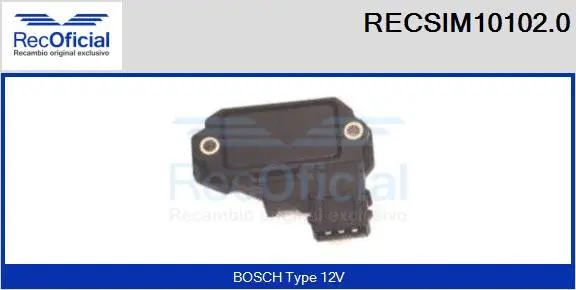 Switch Unit, ignition system (RECSIM10102.0)