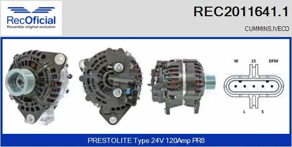 Alternator (REC2011641.1)