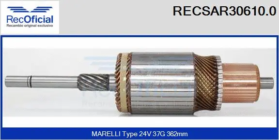 Armature, starter (RECSAR30610.0)