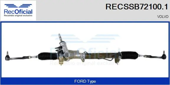 Steering Gear (RECSSB72100.1)