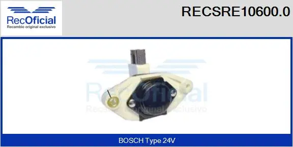 Alternator Regulator (RECSRE10600.0)
