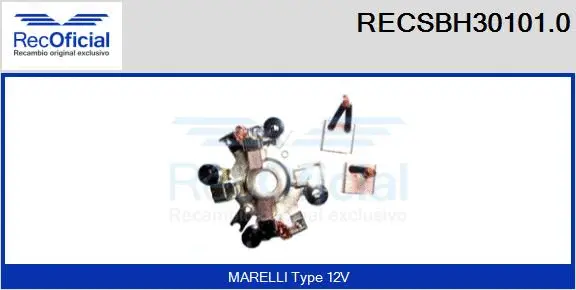 Holder, carbon brushes (RECSBH30101.0)