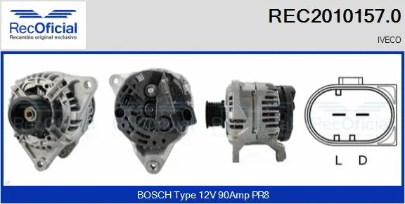 Alternator (REC2010157.0)