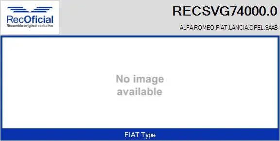 EGR Valve (RECSVG74000.0)