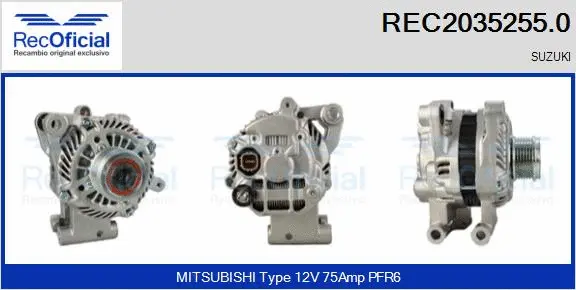 Alternator (REC2035255.0)