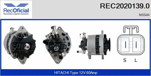 Alternator (REC2020139.0)