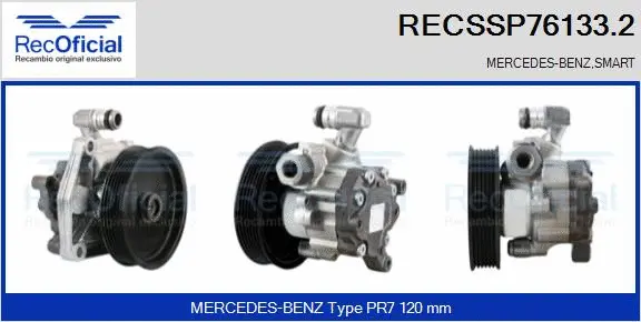 Hydraulic Pump, steering (RECSSP76133.2)