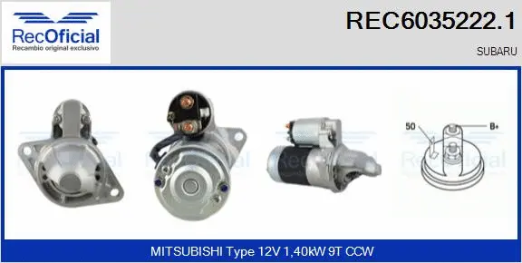 Starter (REC6035222.1)
