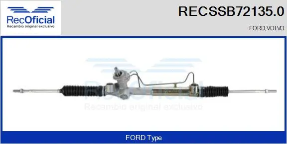 Steering Gear (RECSSB72135.0)