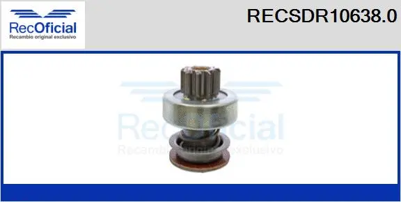 Pinion, starter (RECSDR10638.0)