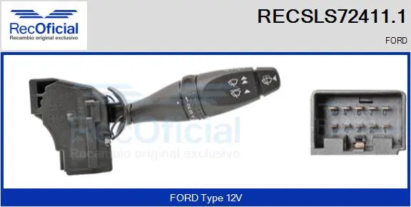 Steering Column Switch (RECSLS72411.1)