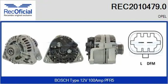Alternator (REC2010479.0)
