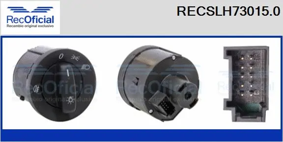 Switch, headlight (RECSLH73015.0)