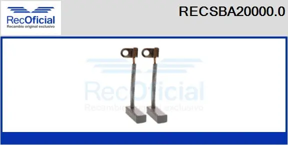 Carbon Brush, alternator (RECSBA20000.0)