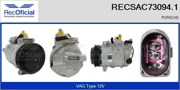 Compressor, air conditioning (RECSAC73094.1)