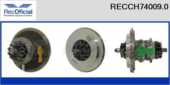 Core assembly, turbocharger (RECCH74009.0)