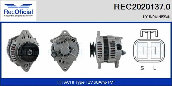 Alternator (REC2020137.0)