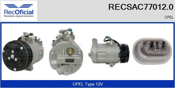 Compressor, air conditioning (RECSAC77012.0)