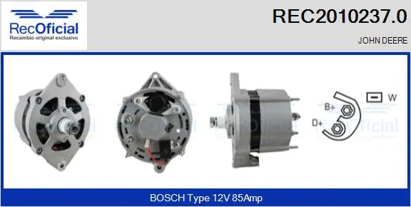Alternator (REC2010237.0)
