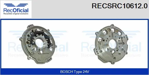 Rectifier, alternator (RECSRC10612.0)