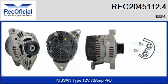 Alternator (REC2045112.4)