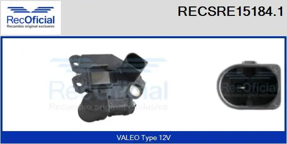Alternator Regulator (RECSRE15184.1)