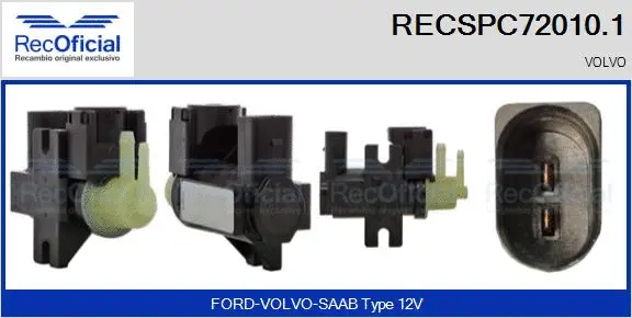 Pressure Converter, exhaust control (RECSPC72010.1)