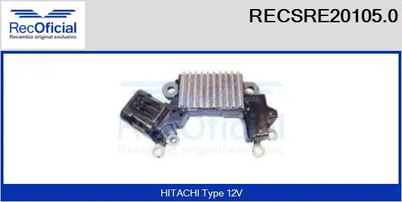 Alternator Regulator (RECSRE20105.0)
