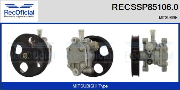 Hydraulic Pump, steering (RECSSP85106.0)