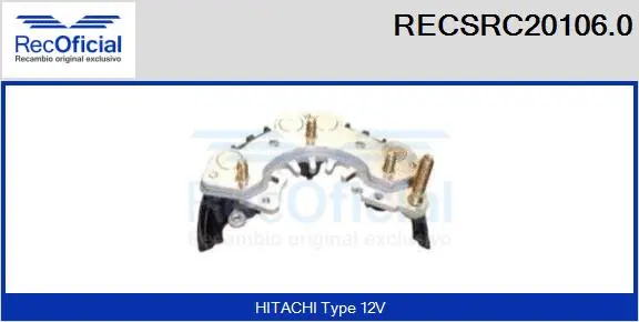 Rectifier, alternator (RECSRC20106.0)