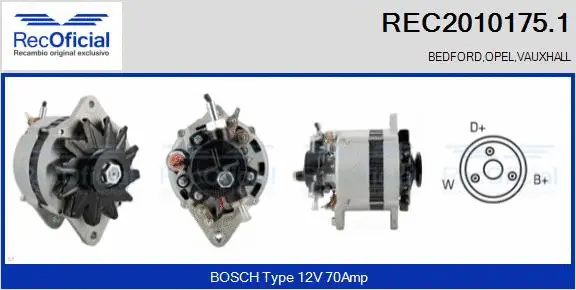 Alternator (REC2010175.1)