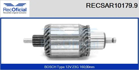 Armature, starter (RECSAR10179.9)