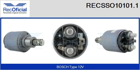 Solenoid Switch, starter (RECSSO10101.1)