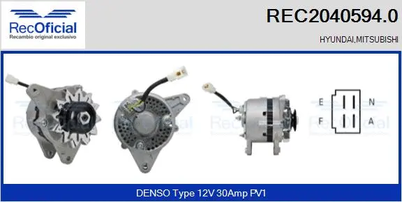 Alternator (REC2040594.0)