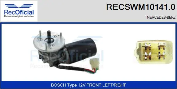 Wiper Motor (RECSWM10141.0)
