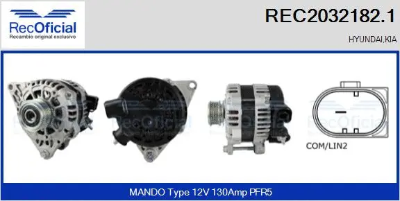 Alternator (REC2032182.1)