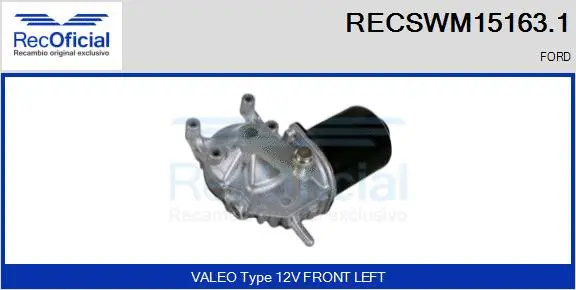 Wiper Motor (RECSWM15163.1)