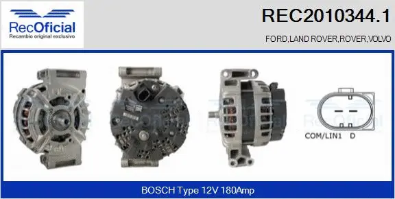 Alternator (REC2010344.1)