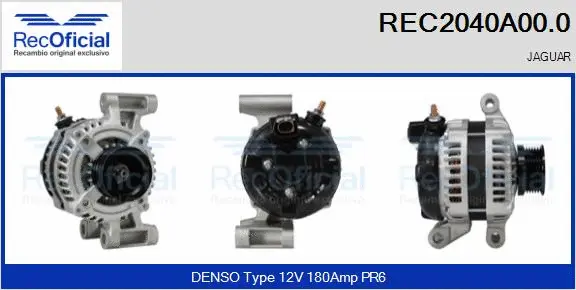 Alternator (REC2040A00.0)