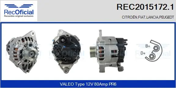 Alternator (REC2015172.1)