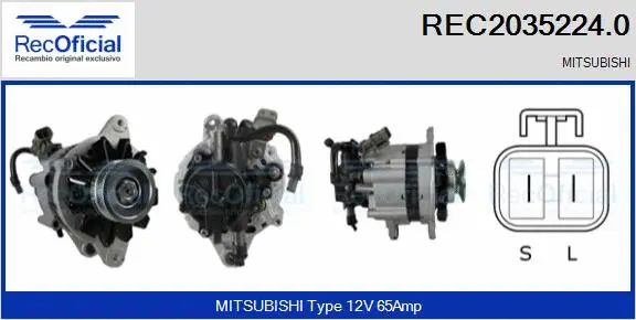 Alternator (REC2035224.0)