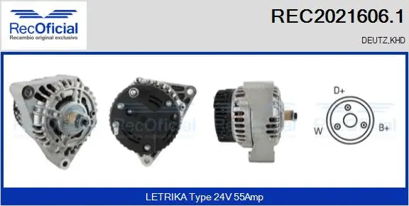Alternator (REC2021606.1)