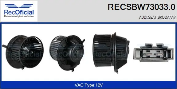 Interior Blower (RECSBW73033.0)