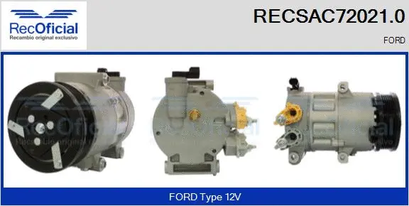 Compressor, air conditioning (RECSAC72021.0)