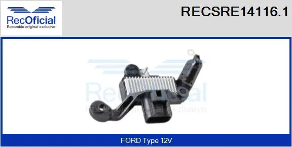 Alternator Regulator (RECSRE14116.1)