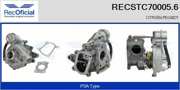 Charger, charging (supercharged/turbocharged) (RECSTC70005.6)