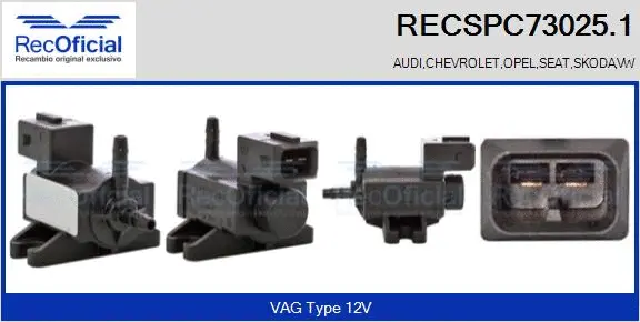 Pressure Converter, exhaust control (RECSPC73025.1)